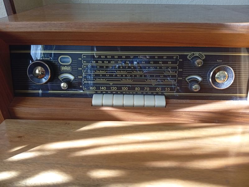 Radio Tocadiscos Vintage Madera afbeelding 3