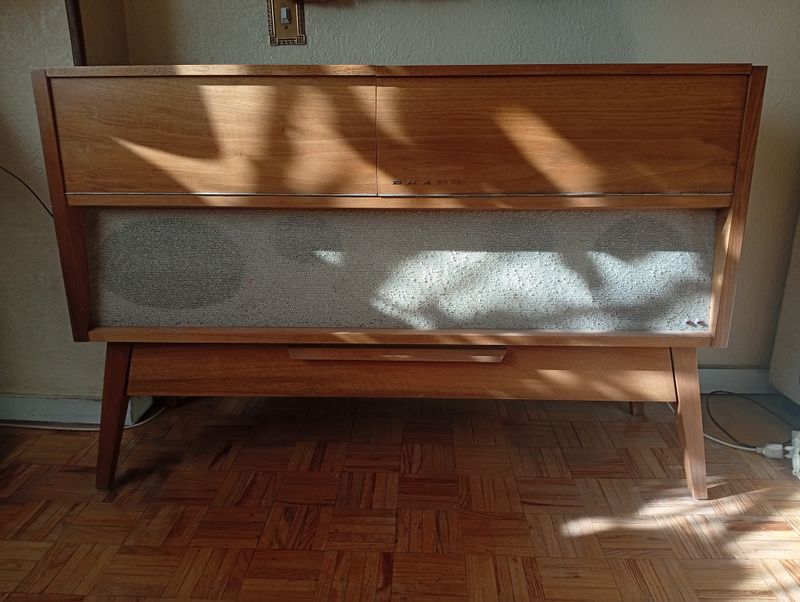 Radio Tocadiscos Vintage Madera afbeelding 2