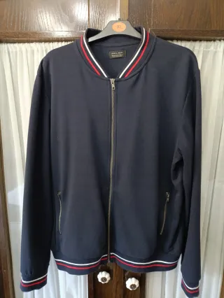 Chaqueta Zara Azul Talla XL