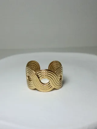 Anillo Acero Inoxidable Dorado