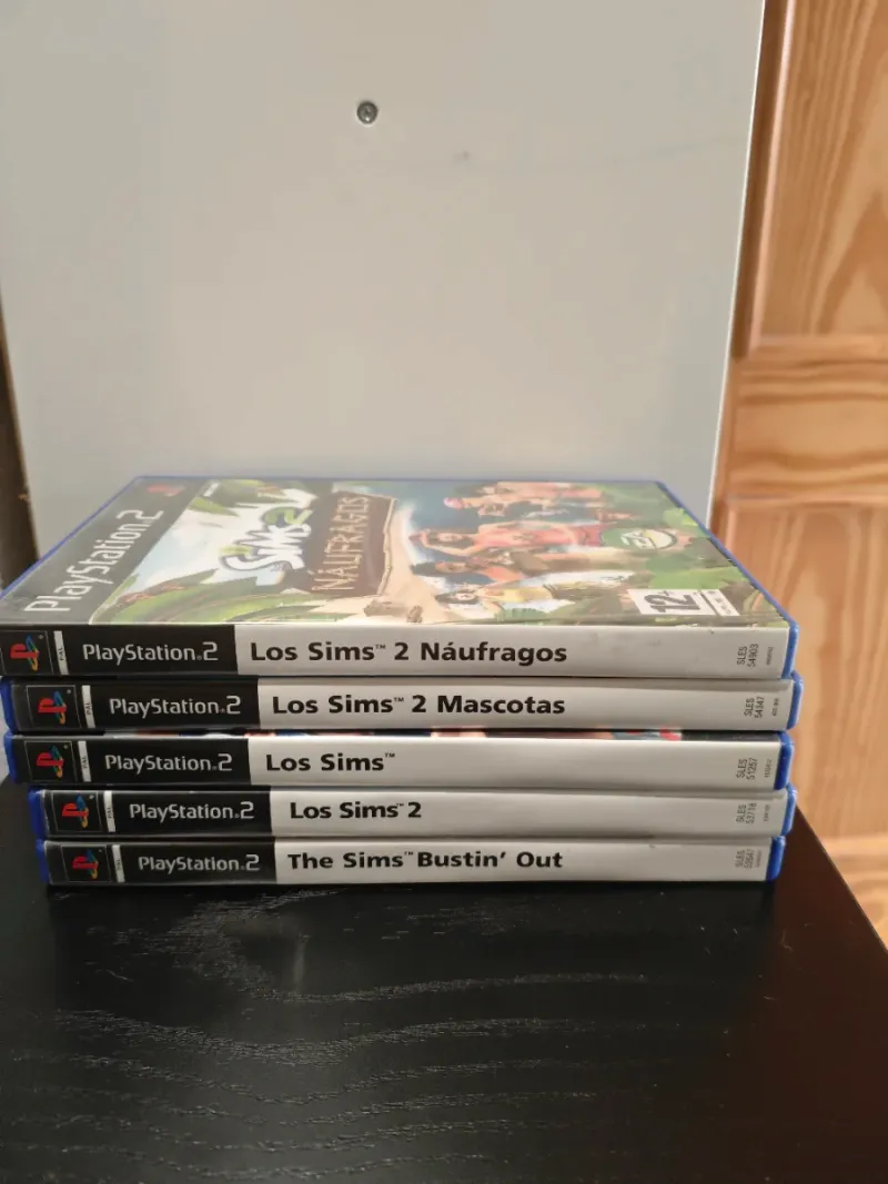 Lote 5 Juegos Los Sims PlayStation 2