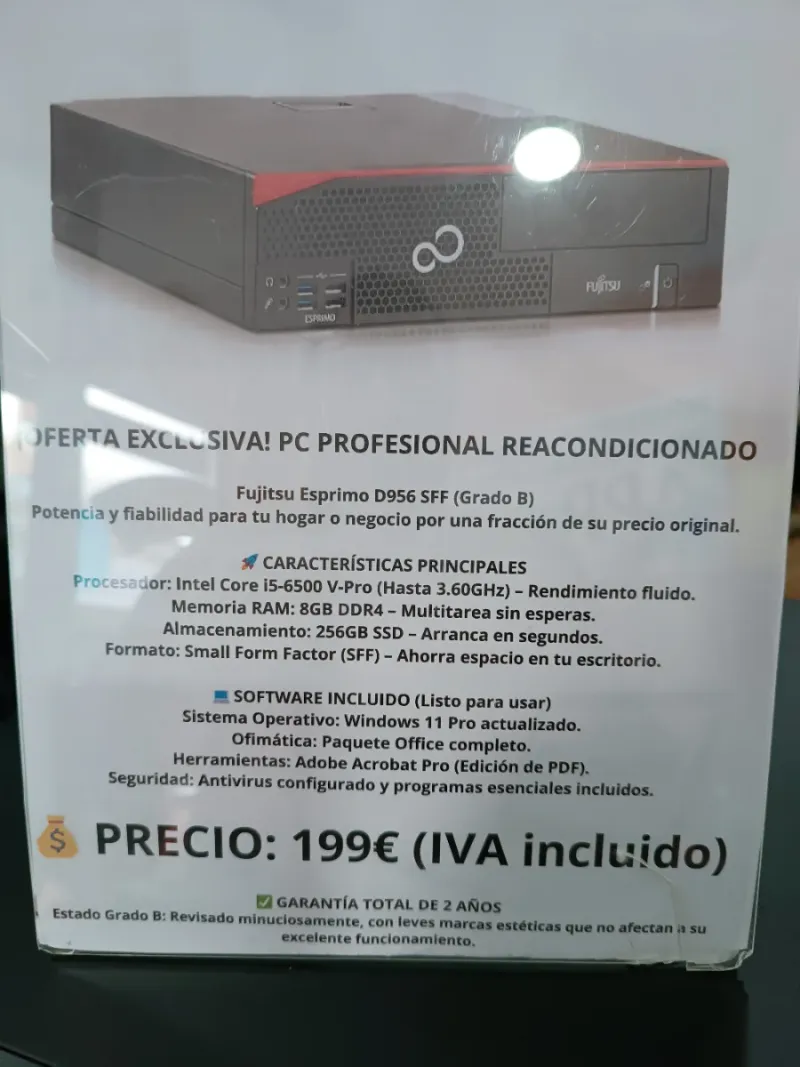PC Profesional Fujitsu Esprimo D956 SFF afbeelding 2