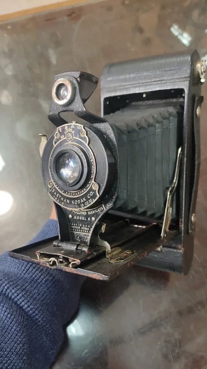 Cámara Kodak No. 2A Folding Hawk-Eye B