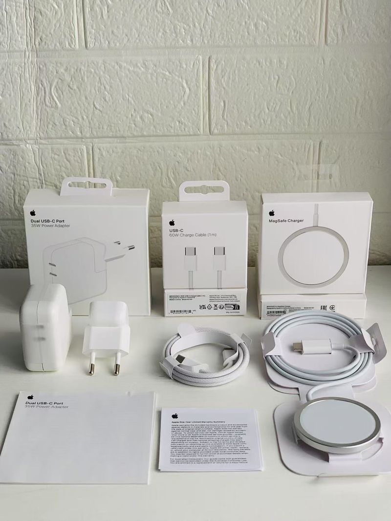 Lote Adaptador iPhone 35w/MagSafe 15w/Cable C/C afbeelding 4