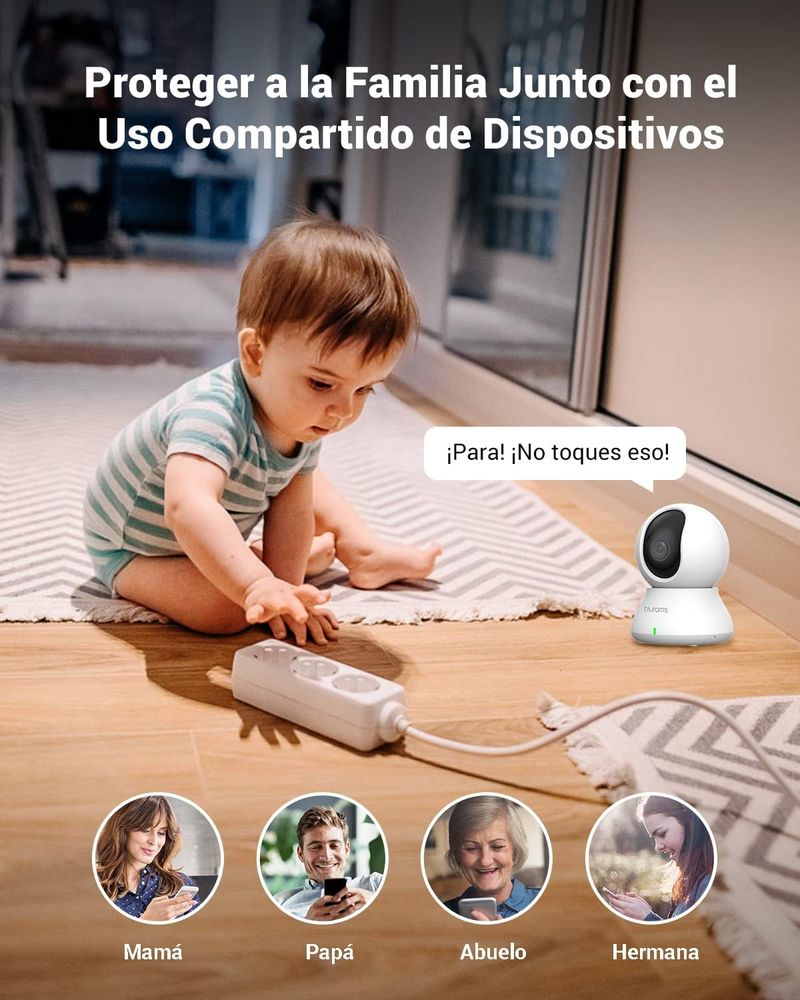 Blurams Cámara Vigilancia WiFi Interior 2K afbeelding 4