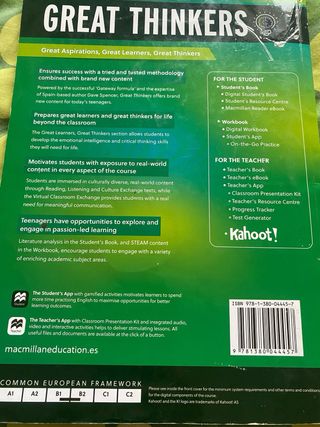 GREAT THINKERS B1+ Student's and Digital Student's