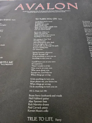 Vinilo LP Roxy Music