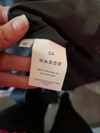 Vestido fiesta blanco y negro