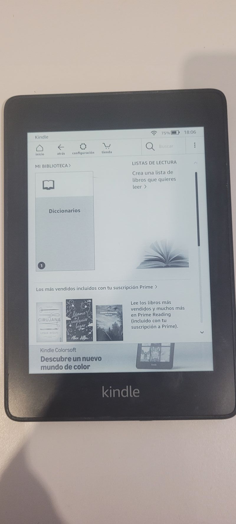 Kindle Paperwhite 10ª Gen Negro afbeelding 2