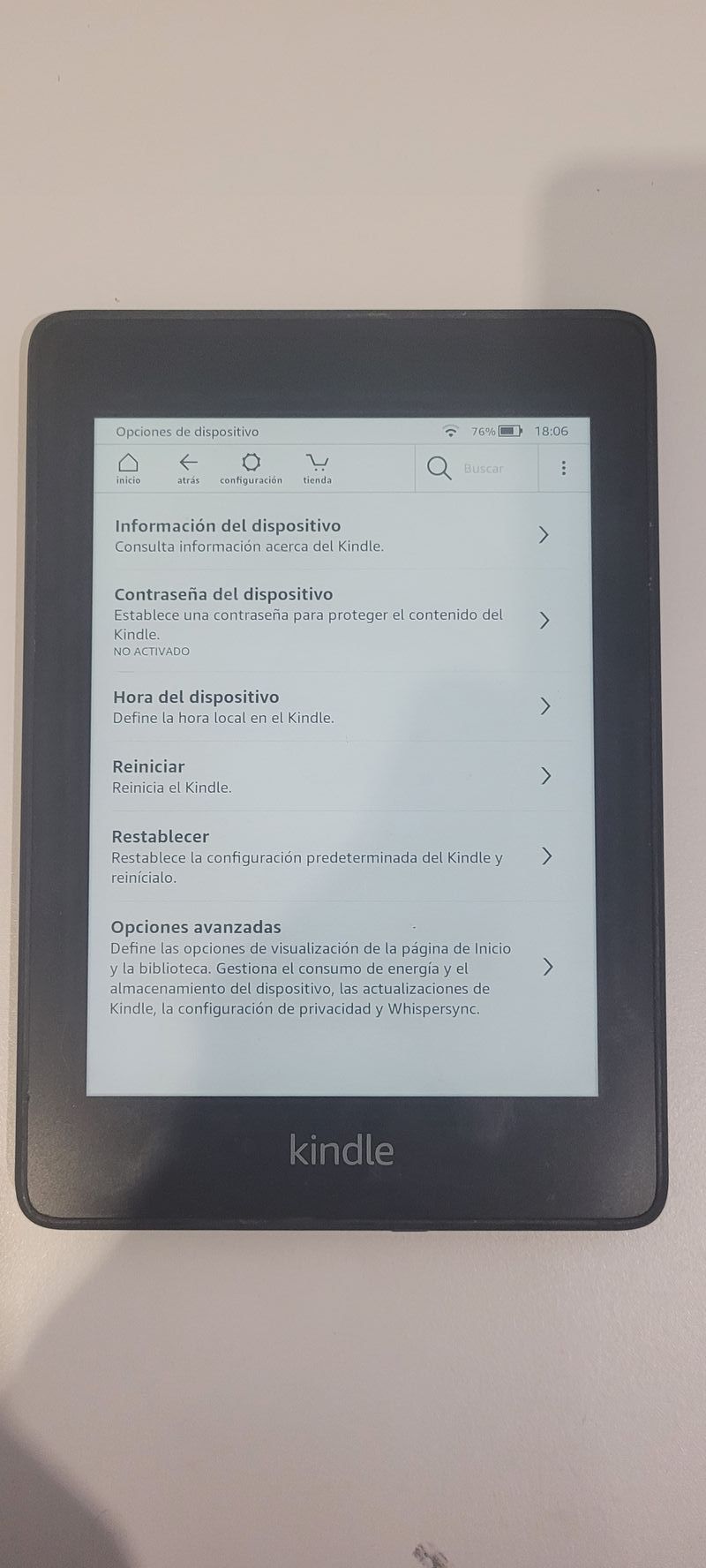 Kindle Paperwhite 10ª Gen Negro afbeelding 3