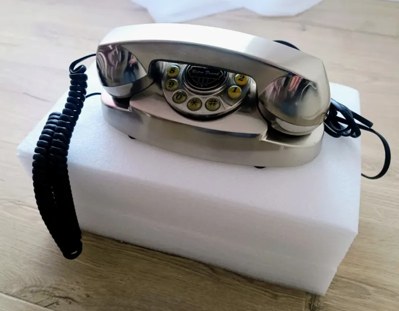 Teléfono Vintage Plata afbeelding 2