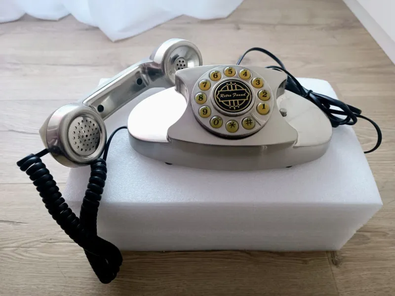Teléfono Vintage Plata afbeelding 3