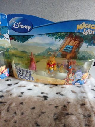 Lote 2 figuras Winnie the Pooh Disney Micro World