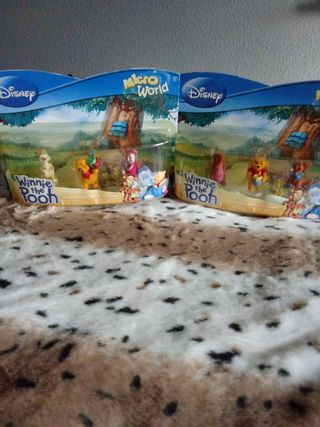 Lote 2 figuras Winnie the Pooh Disney Micro World
