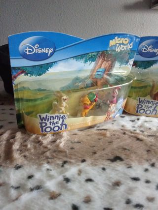 Lote 2 figuras Winnie the Pooh Disney Micro World