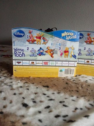 Lote 2 figuras Winnie the Pooh Disney Micro World