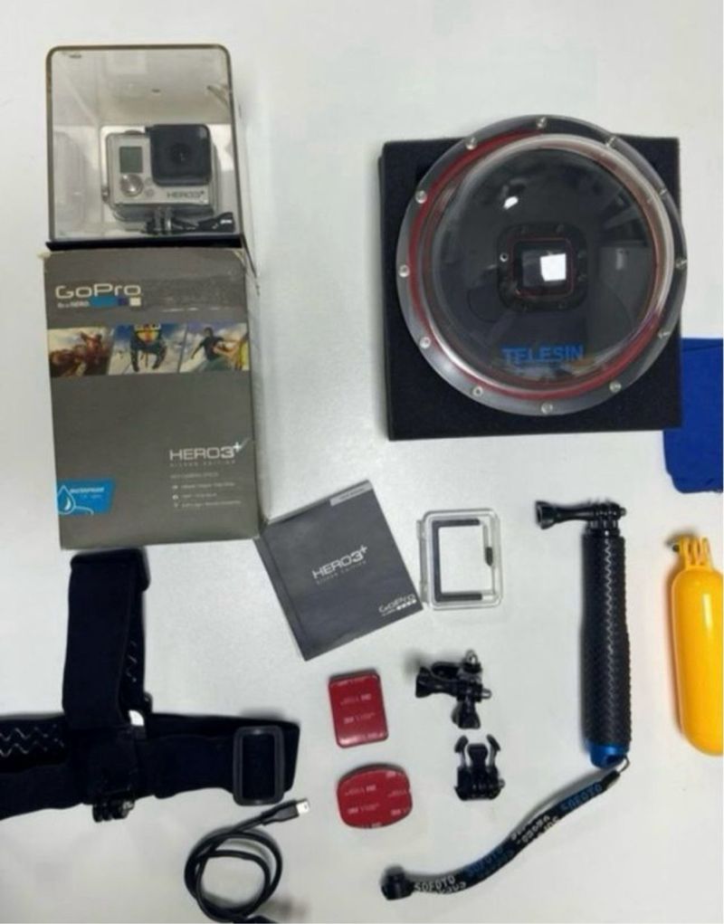 GoPro HERO3+ Silver Edition + dome + Accesorios afbeelding 2