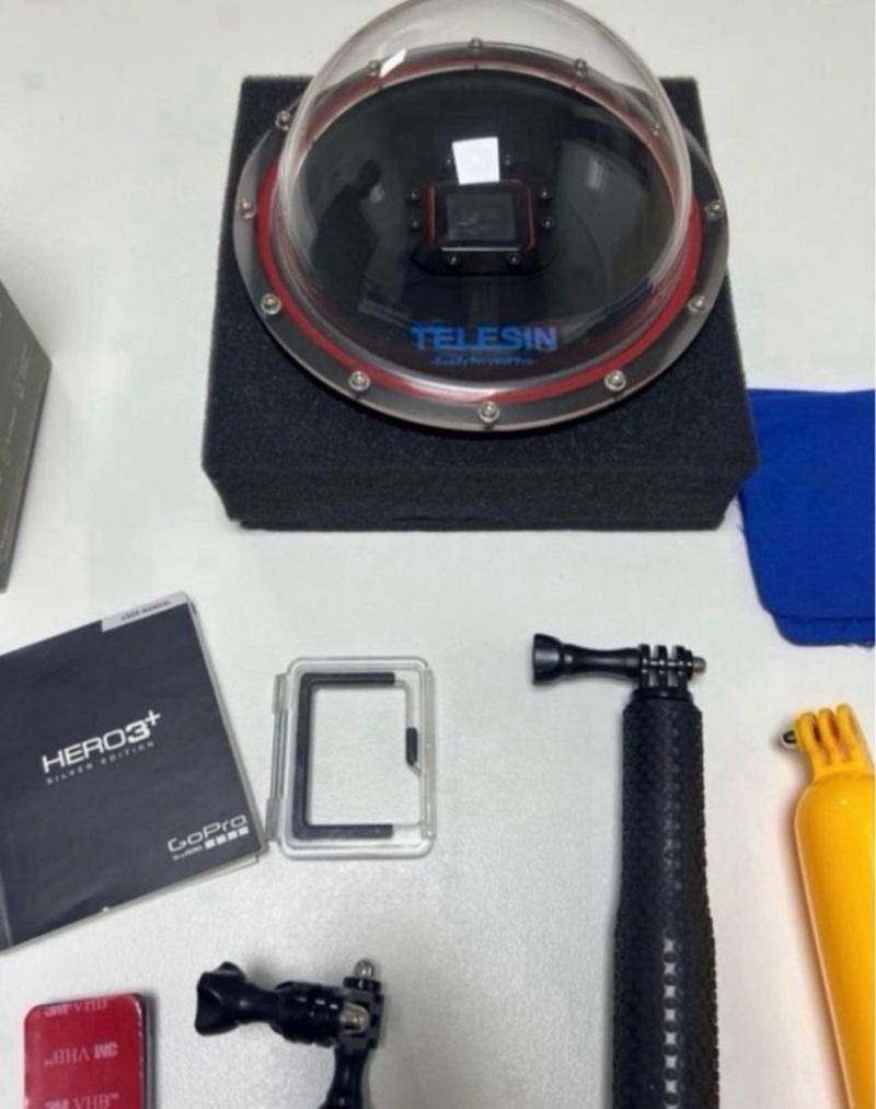 GoPro HERO3+ Silver Edition + dome + Accesorios afbeelding 6