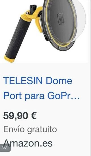 GoPro HERO3+ Silver Edition + dome + Accesorios