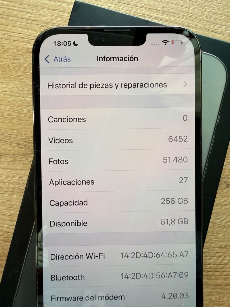 iPhone 13 Pro Max Graphite 256Gb afbeelding 5