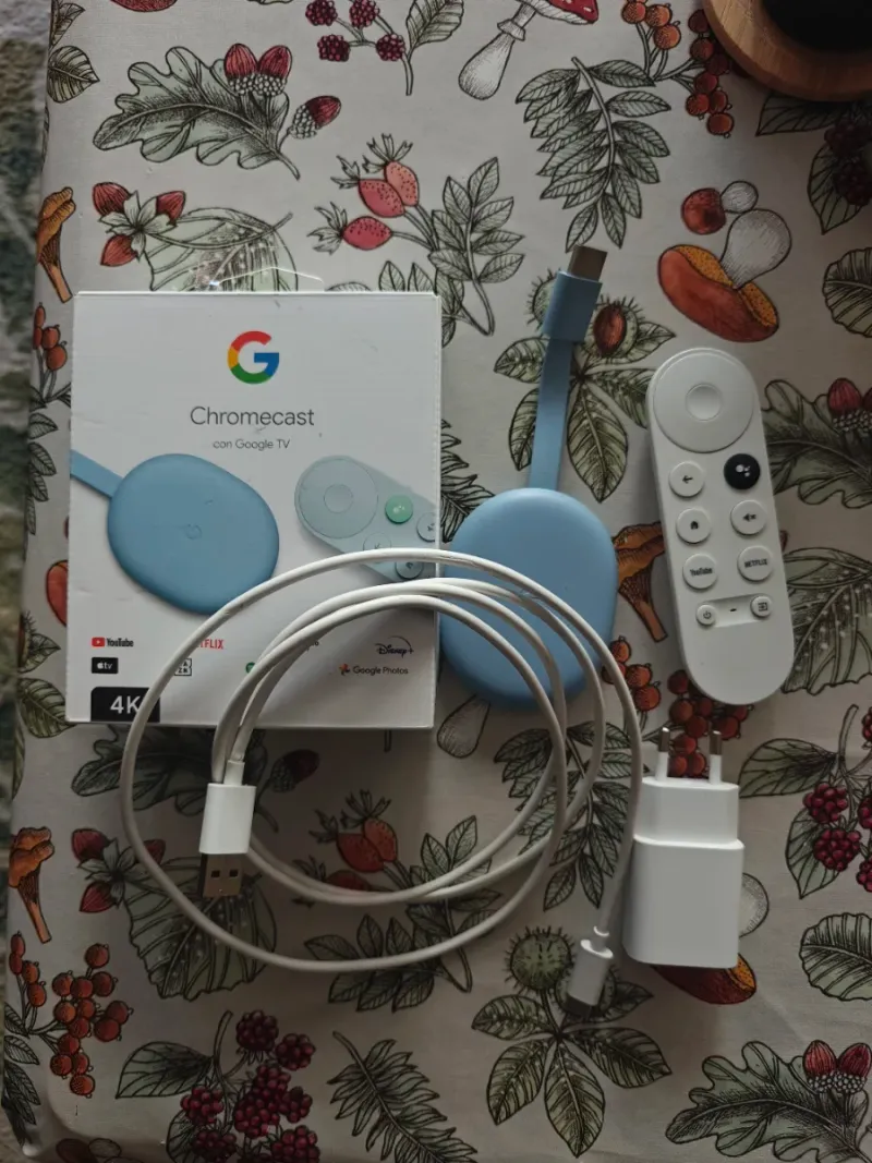 Chromecast con Google TV 4K Azul
