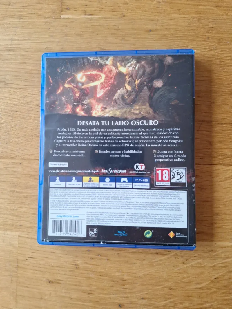 Nioh 2 Playstation 4 (PS 4) afbeelding 2