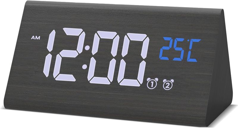Despertador Digital LED 2 Alarmas