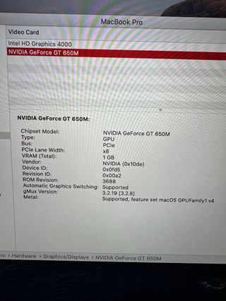 Apple MacBook Pro 15" Retina (Mid 2012) - i7 / 8GB