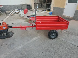 Remolque Bricoferr para motoazadas