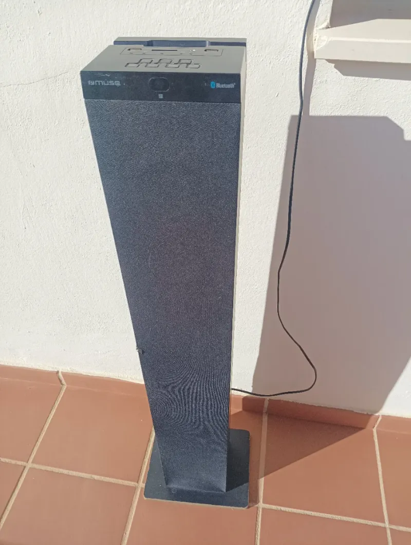 Torre de Sonido Muse M-1250 BT Negra/Plata afbeelding 2