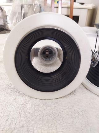 2 Soportes Halógenos Blancos