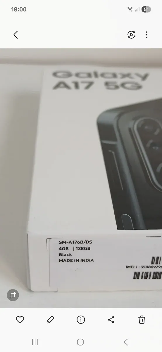 Samsung Galaxy A17 5G 128GB Sin Abrir afbeelding 2