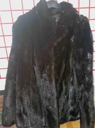 Abrigo Piel Zorro Natural.Regalo otro abrigo