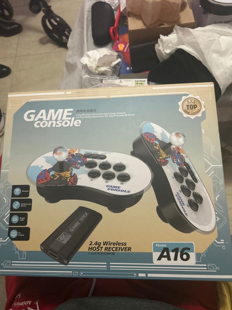 Consola A16 Retro Inalámbrica Dual