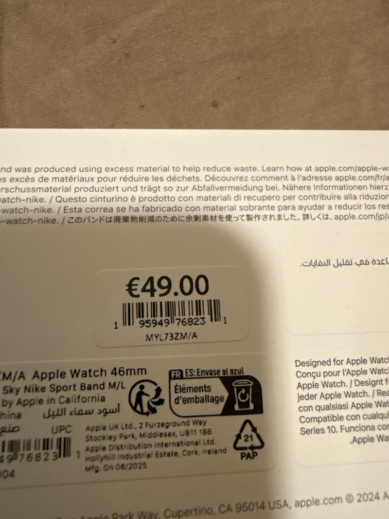 Correa Nike Apple Watch Todas Series afbeelding 3