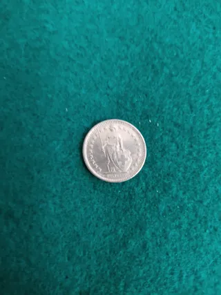 Moneda 1/2 Franco Suizo 1974