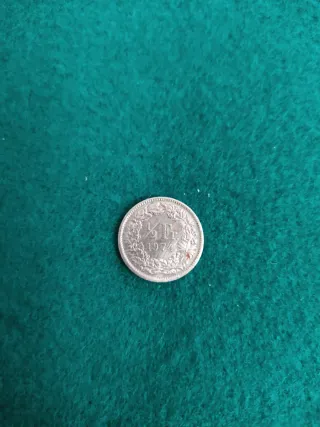 Moneda 1/2 Franco Suizo 1974