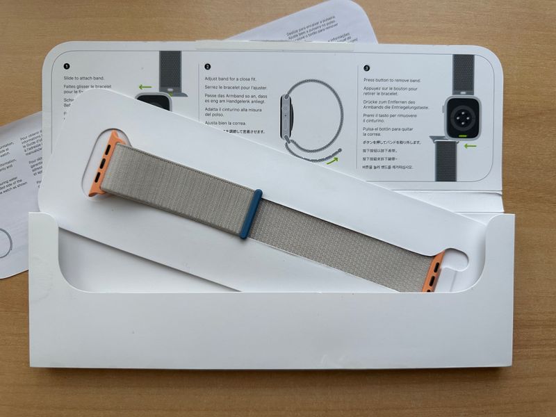 Apple Watch 45mm. Starlight Sport Loop afbeelding 3