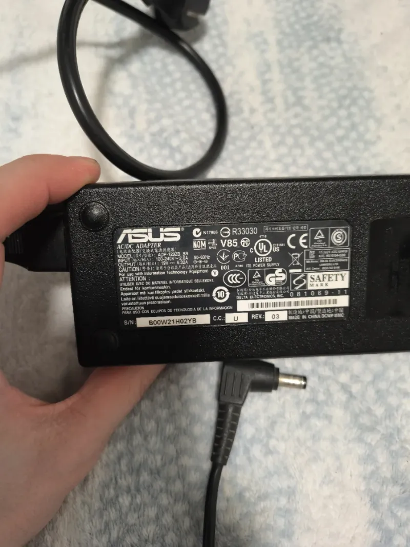 Cargador Asus 120W 19V 6.32A ADP-120ZB BB afbeelding 2