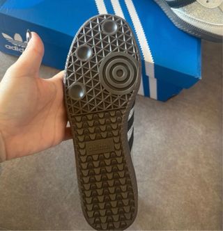 Adidas Samba Plata y Negro