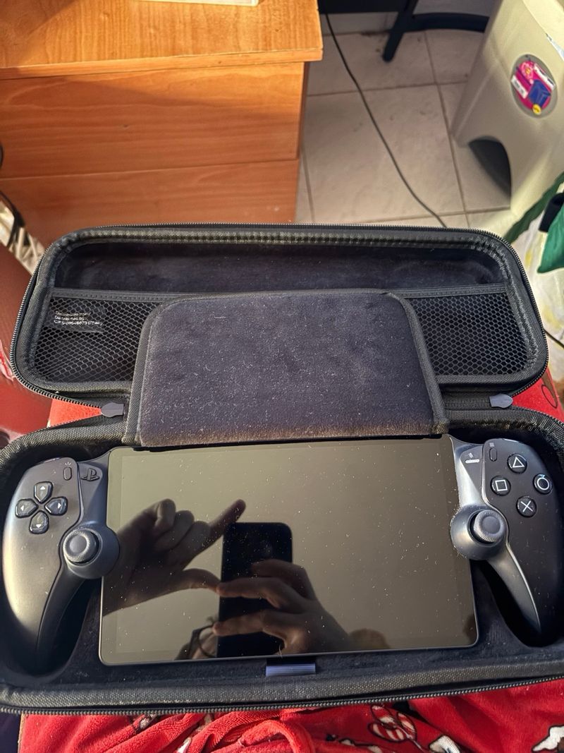 PS5 Portal Sony Negro +Funda afbeelding 2