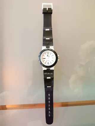 AÑO 2000. SIMILAR BULGARI DIAGONO ALUMINIUM.