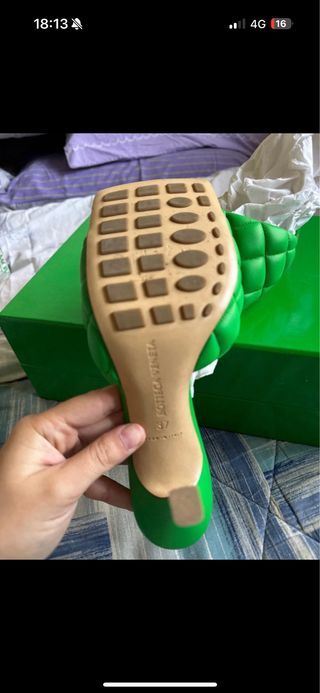 Bottega Veneta Sandali Verdi