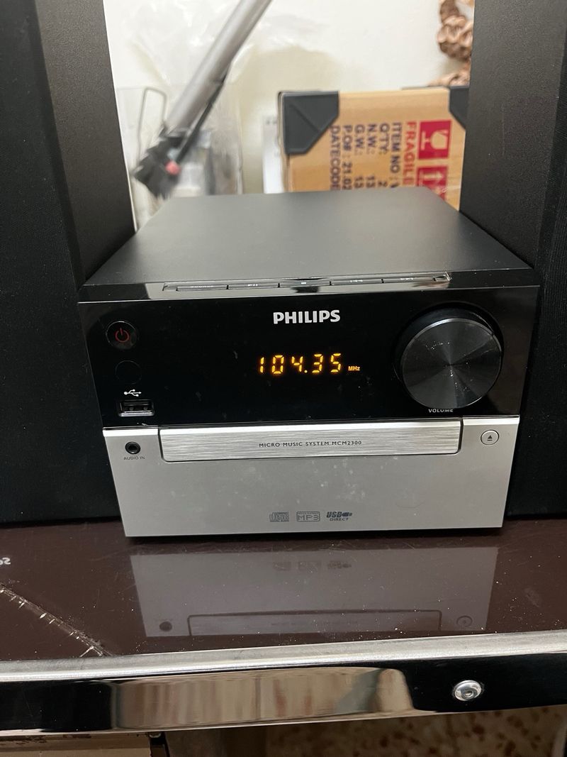 Philips CD Taker USB Radio Negro/Plata afbeelding 2
