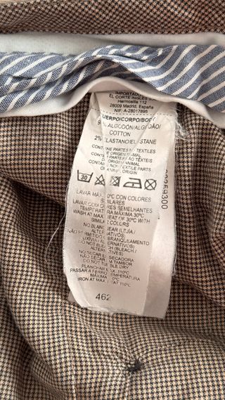 Pantalones de Algodón Talla XL