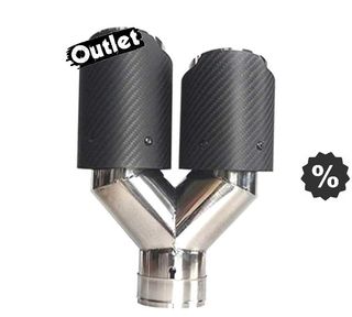 PK COLA ESCAPE CARBONO DOBLE IZQ LOOK AKRAPOVIC E010404C1