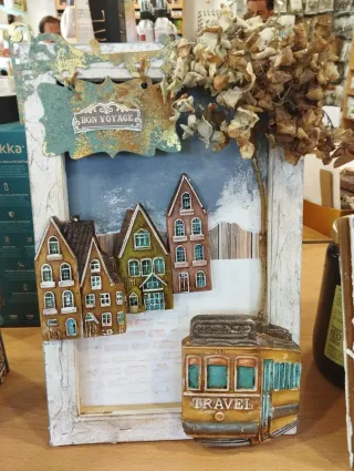 Cuadro artesanal Bon Voyage