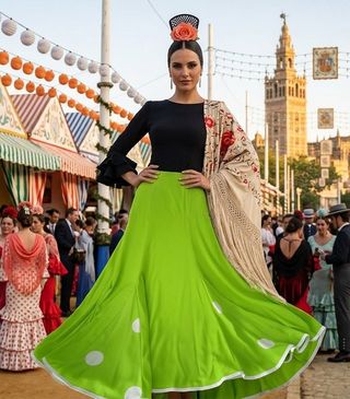 Falda Flamenco sevillana