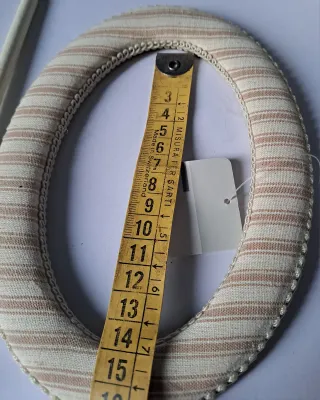 Fermatenda stile Sbabby Chic in  tessuto a righe