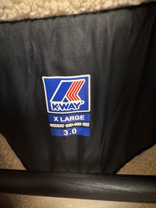 Giubbotto K-Way Le Vrai orsetto 3.0 Nero Taglia XL